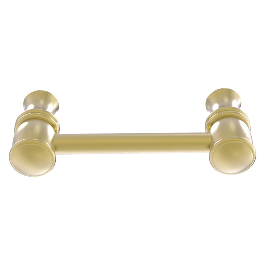 Allied Brass Carolina 3.8" x 1.7" Satin Brass Solid Brass Cabinet Pull