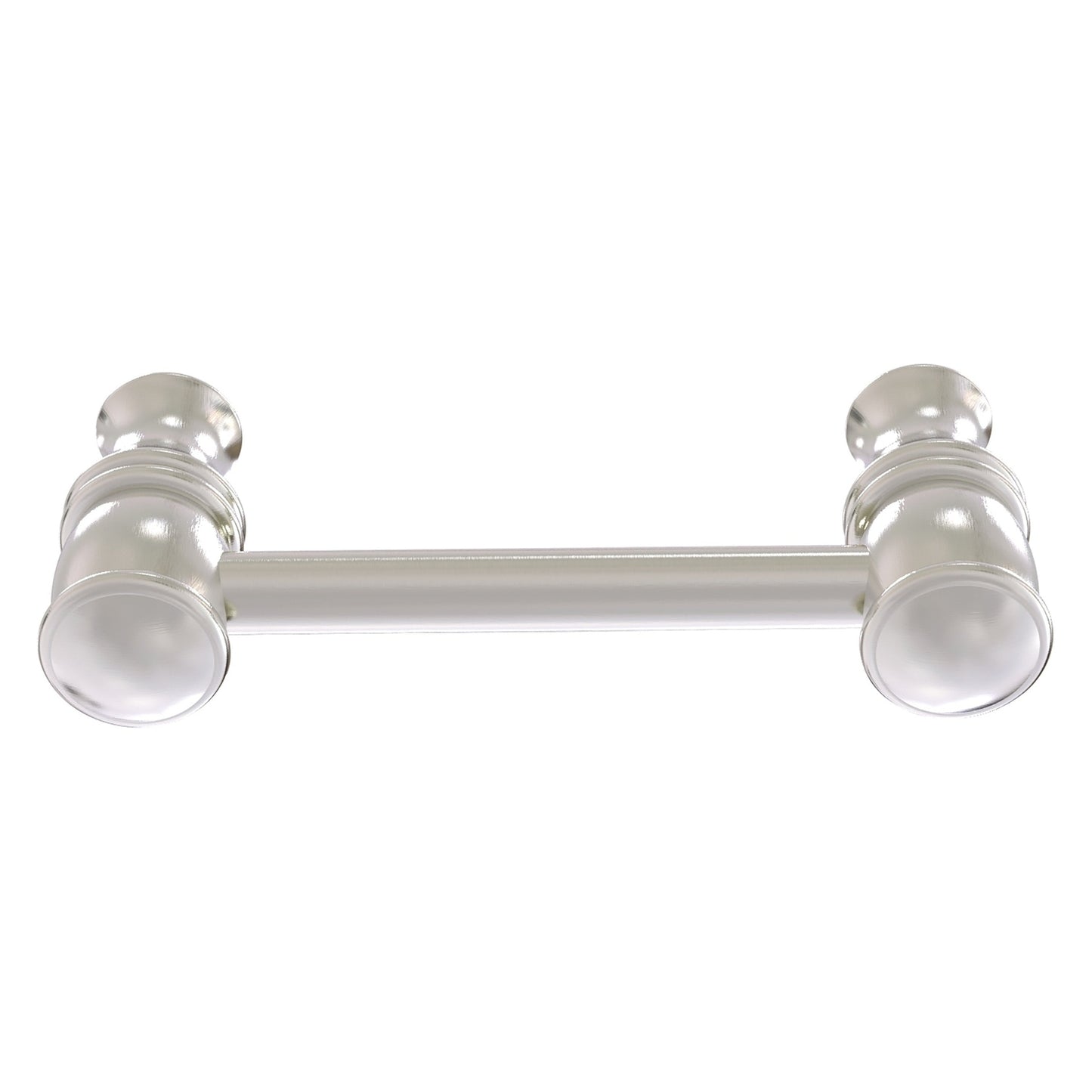 Allied Brass Carolina 3.8" x 1.7" Satin Nickel Solid Brass Cabinet Pull