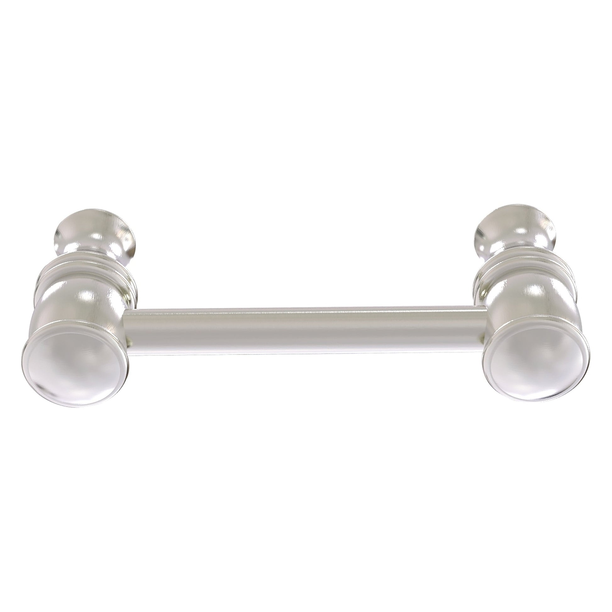 Allied Brass Carolina 3.8" x 1.7" Satin Nickel Solid Brass Cabinet Pull
