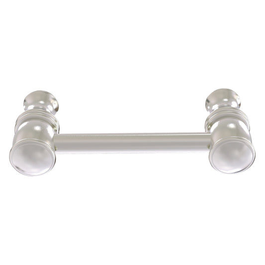 Allied Brass Carolina 3.8" x 1.7" Satin Nickel Solid Brass Cabinet Pull