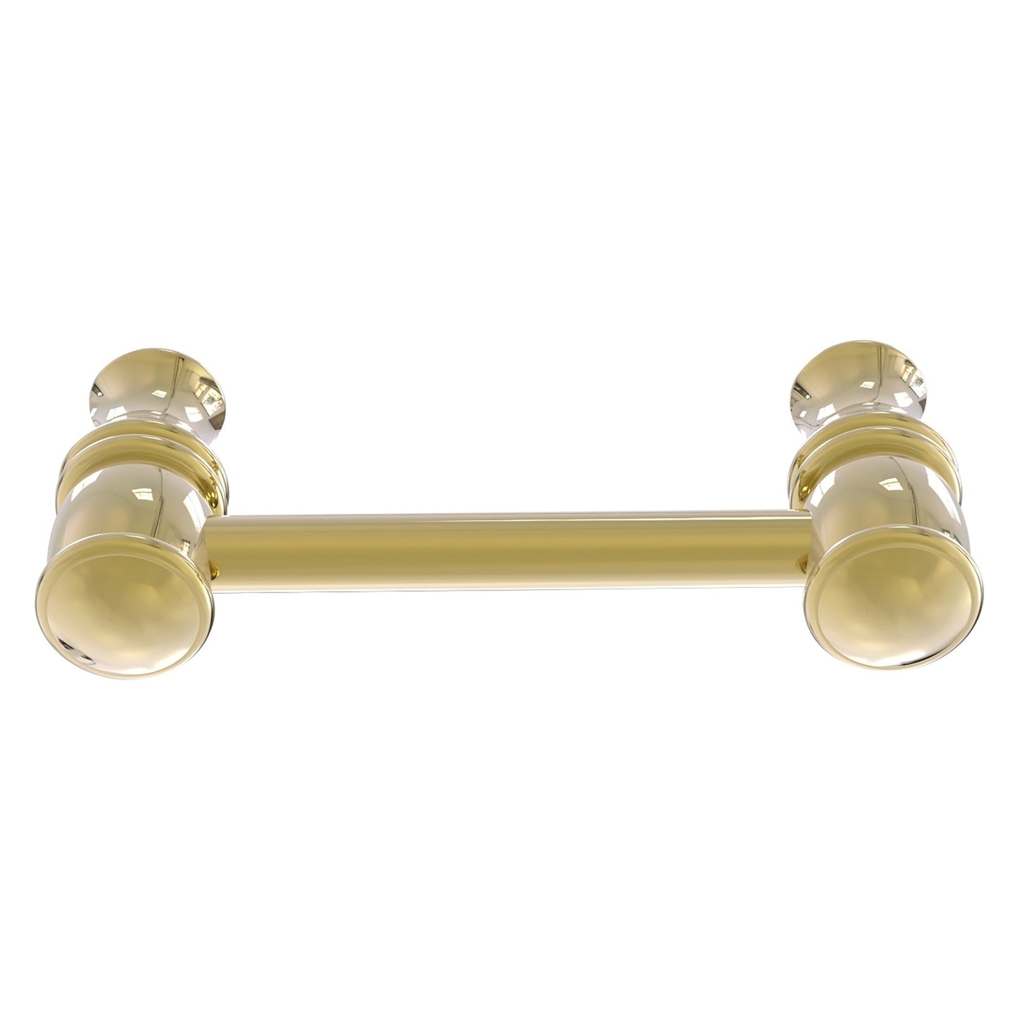 Allied Brass Carolina 3.8" x 1.7" Unlacquered Brass Solid Brass Cabinet Pull