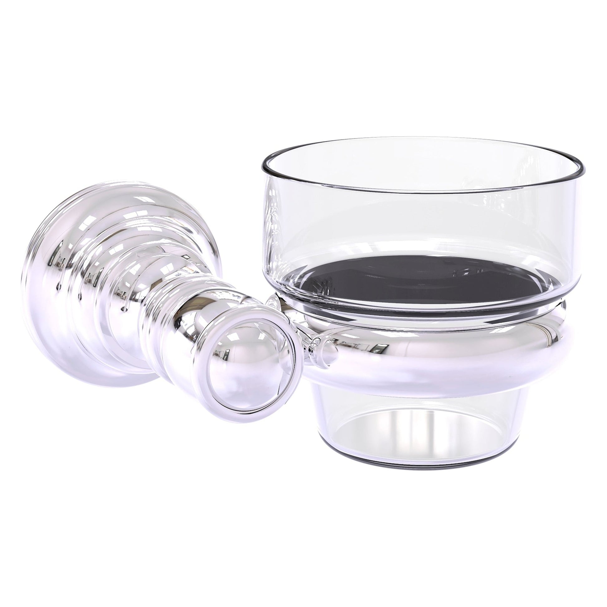 Allied Brass Carolina 4.3" x 4" Polished Chrome Solid Brass Wall-Mounted Votive Candle Holder