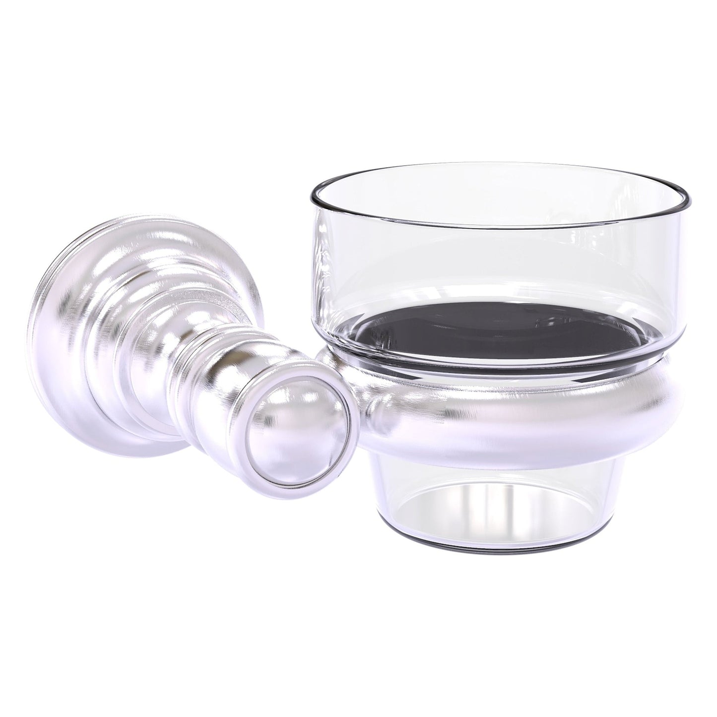 Allied Brass Carolina 4.3" x 4" Satin Chrome Solid Brass Wall-Mounted Votive Candle Holder