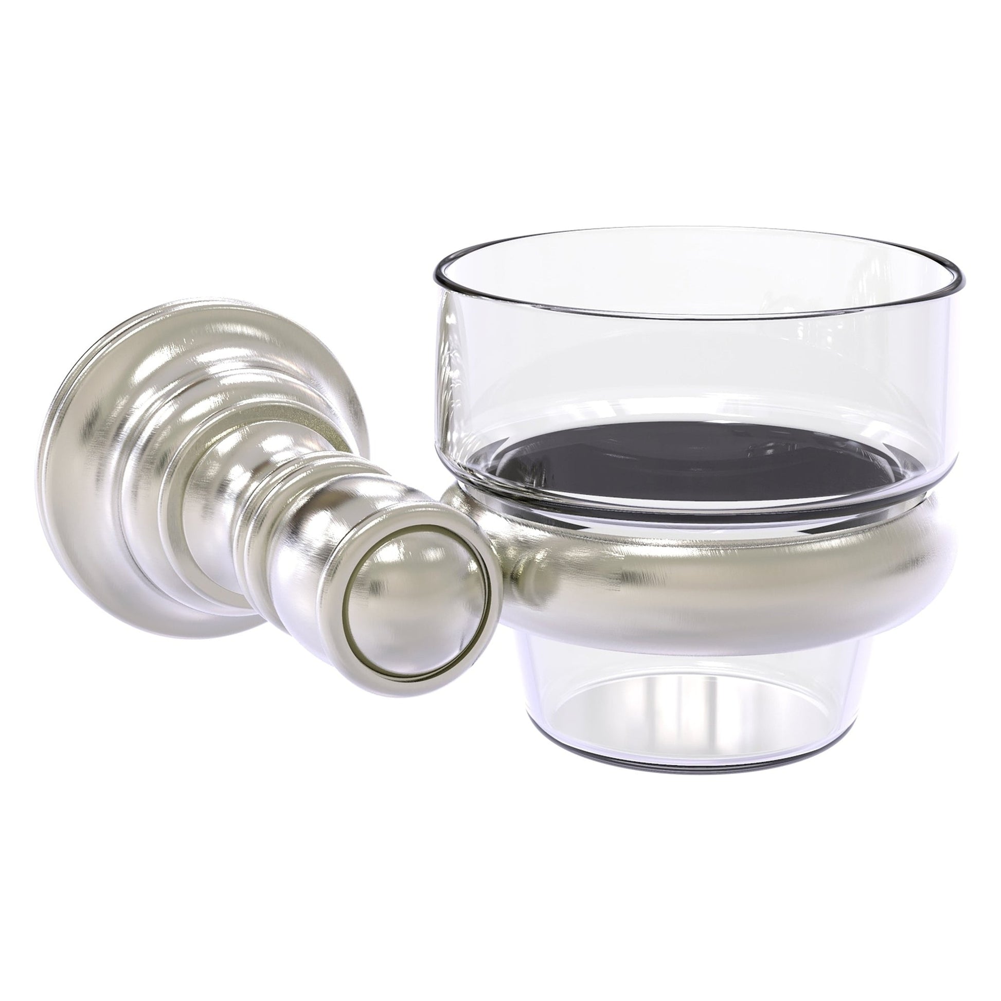 Allied Brass Carolina 4.3" x 4" Satin Nickel Solid Brass Wall-Mounted Votive Candle Holder