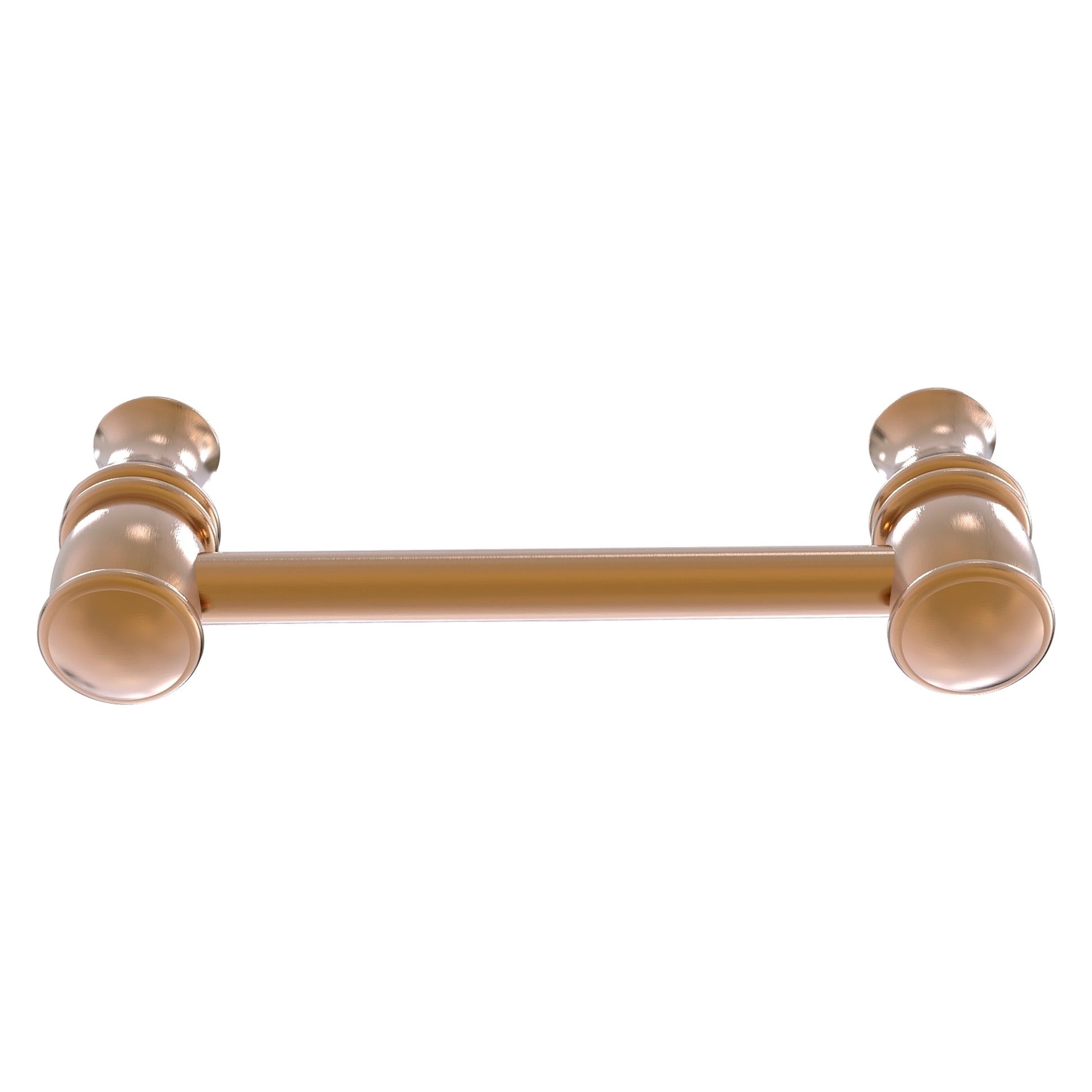 Allied Brass Carolina 4.8" x 1.7" Brushed Bronze Solid Brass Cabinet Pull