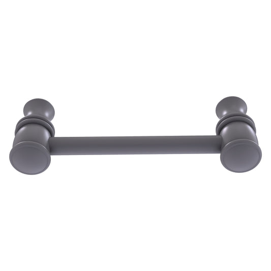 Allied Brass Carolina 4.8" x 1.7" Matte Gray Solid Brass Cabinet Pull