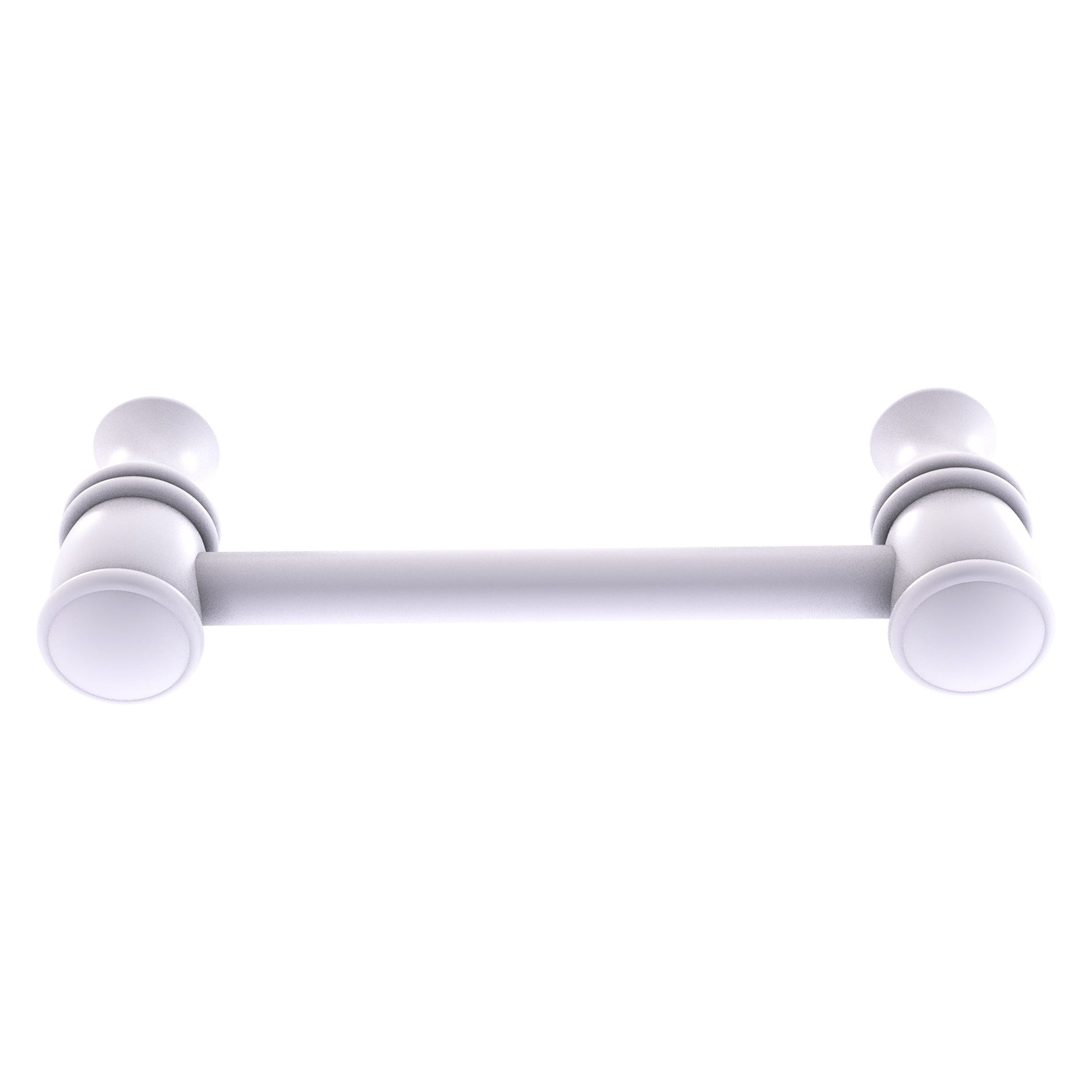 Allied Brass Carolina 4.8" x 1.7" Matte White Solid Brass Cabinet Pull