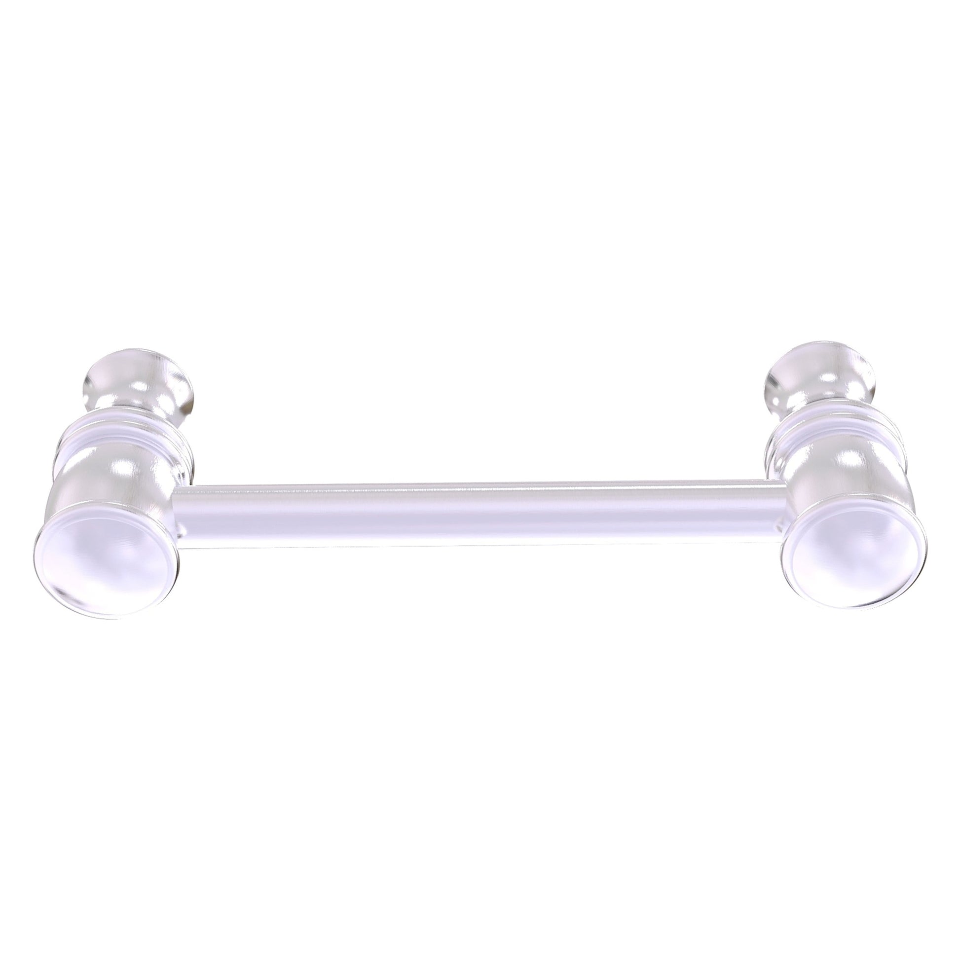 Allied Brass Carolina 4.8" x 1.7" Satin Chrome Solid Brass Cabinet Pull
