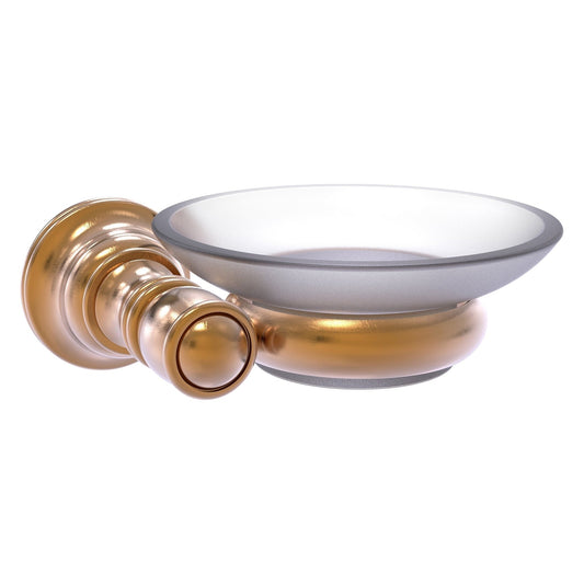 Allied Brass Carolina 5" x 4.6" Brushed Bronze Solid Brass Wall-Mounted Soap Dish