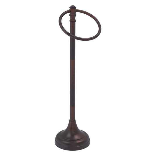 Allied Brass Carolina 5.5" x 7.5" Venetian Bronze Solid Brass Towel Ring Stand