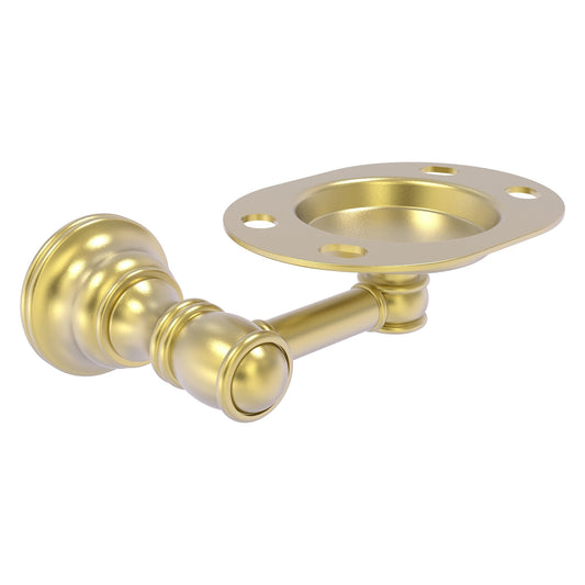 Allied Brass Carolina 5.7" x 4.4" Satin Brass Solid Brass Tumbler and Toothbrush Holder