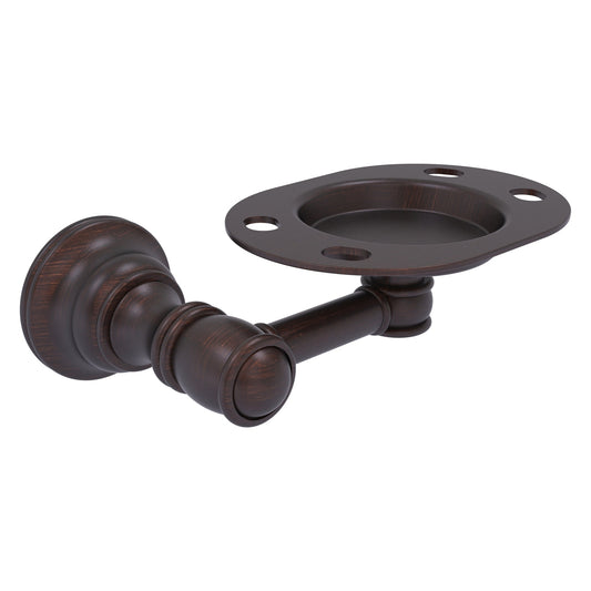 Allied Brass Carolina 5.7" x 4.4" Venetian Bronze Solid Brass Tumbler and Toothbrush Holder