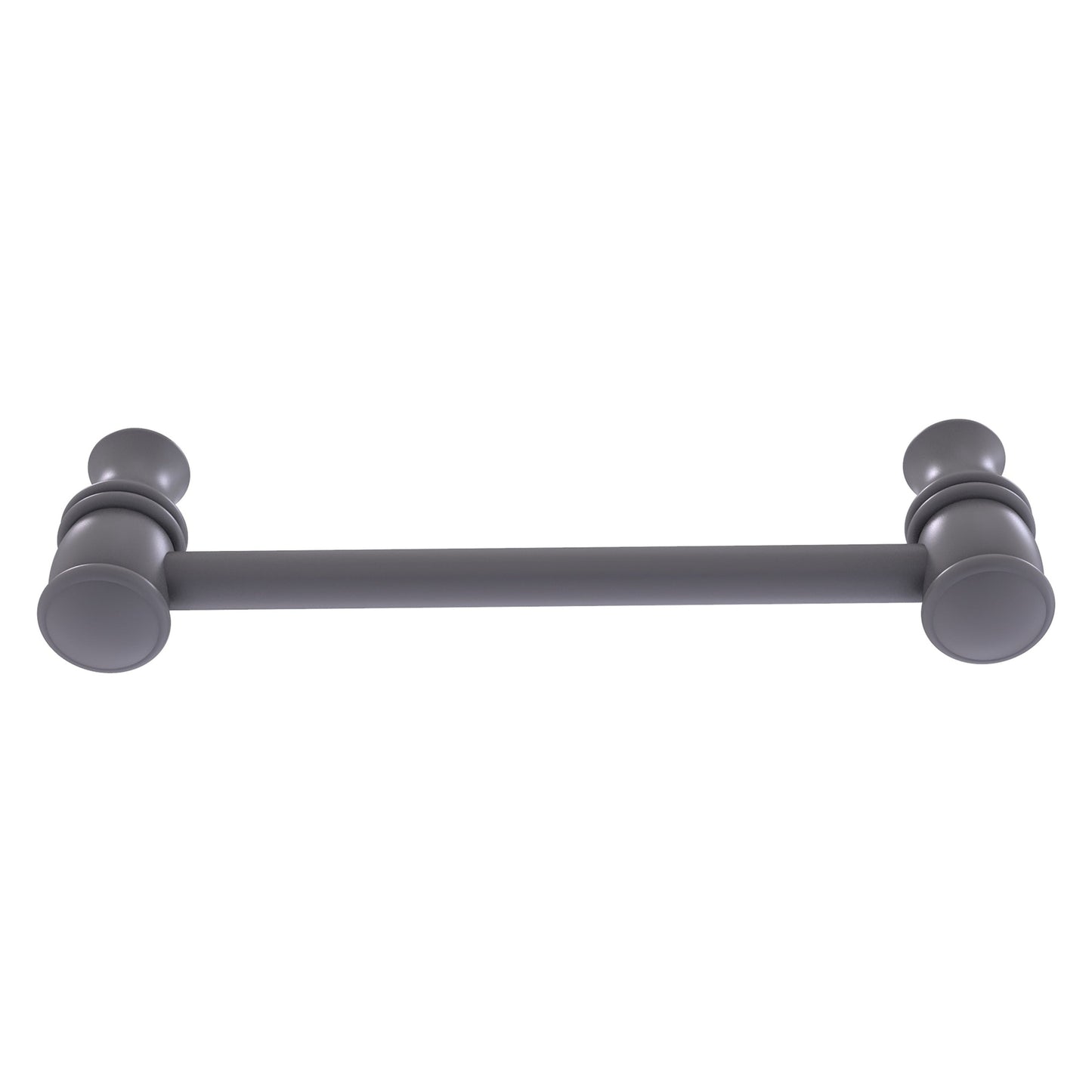 Allied Brass Carolina 5.8" x 1.7" Matte Gray Solid Brass Cabinet Pull