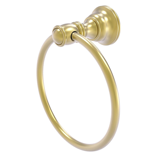 Allied Brass Carolina 6" x 3.285" Satin Brass Solid Brass Towel Ring