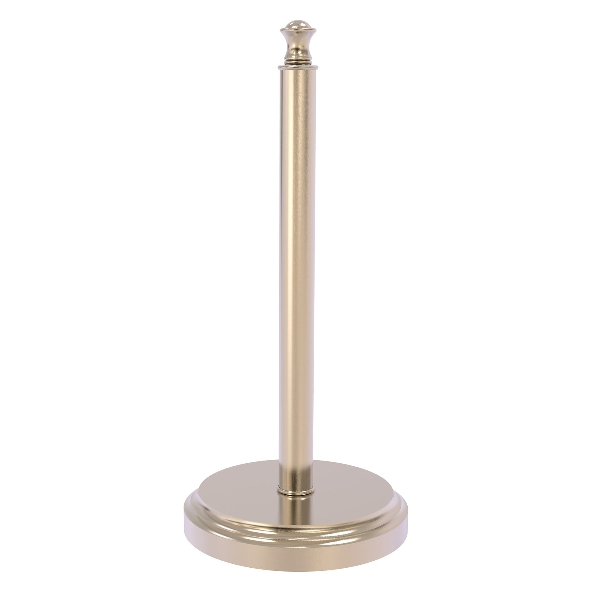 Allied Brass Carolina 6.5" x 6.5" Antique Pewter Solid Brass Countertop Paper Towel Stand
