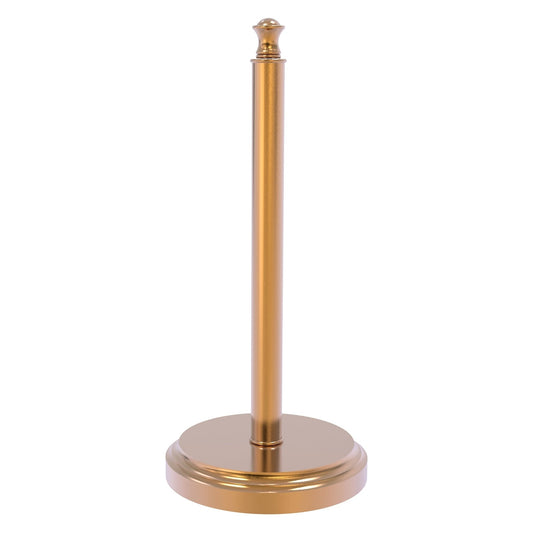 Allied Brass Carolina 6.5" x 6.5" Brushed Bronze Solid Brass Countertop Paper Towel Stand