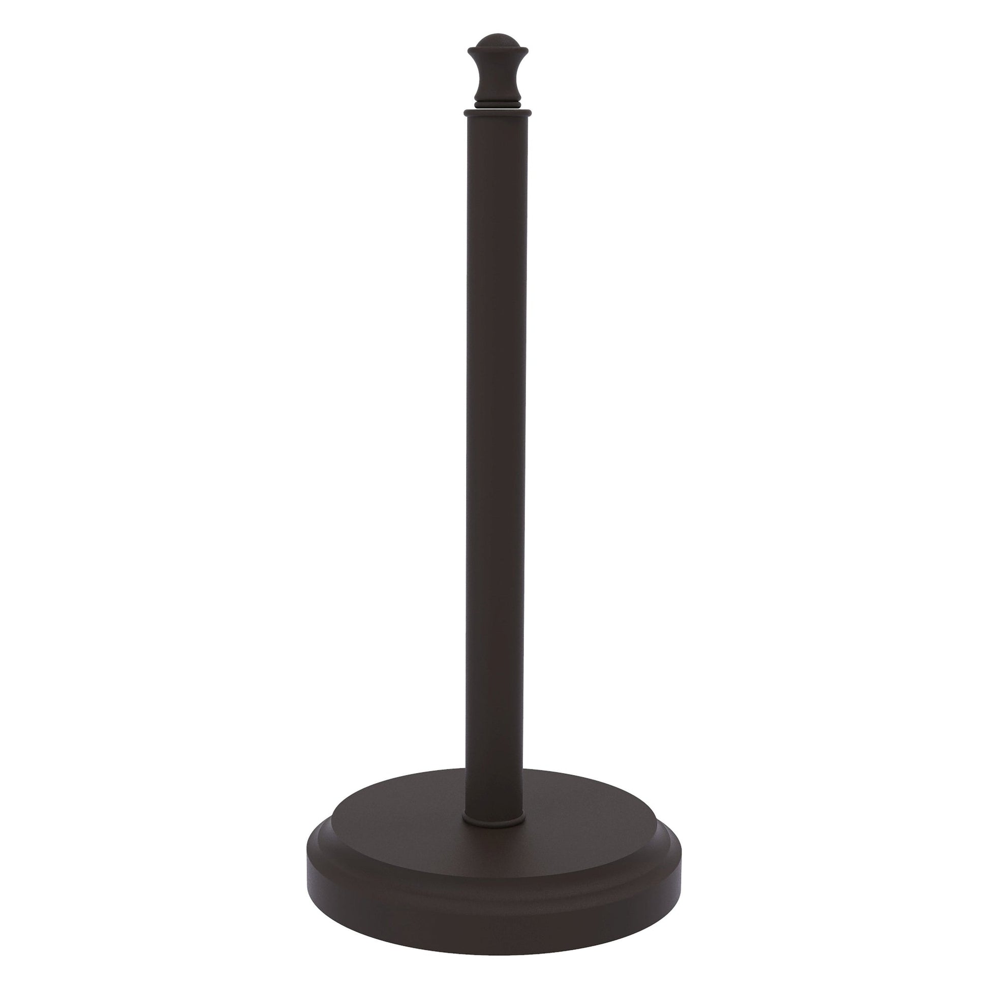 Allied Brass Carolina 6.5" x 6.5" Oil Rubbed Bronze Solid Brass Countertop Paper Towel Stand