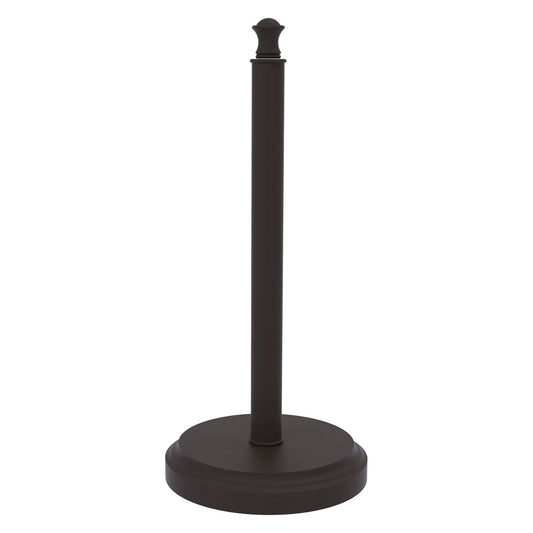 Allied Brass Carolina 6.5" x 6.5" Oil Rubbed Bronze Solid Brass Countertop Paper Towel Stand