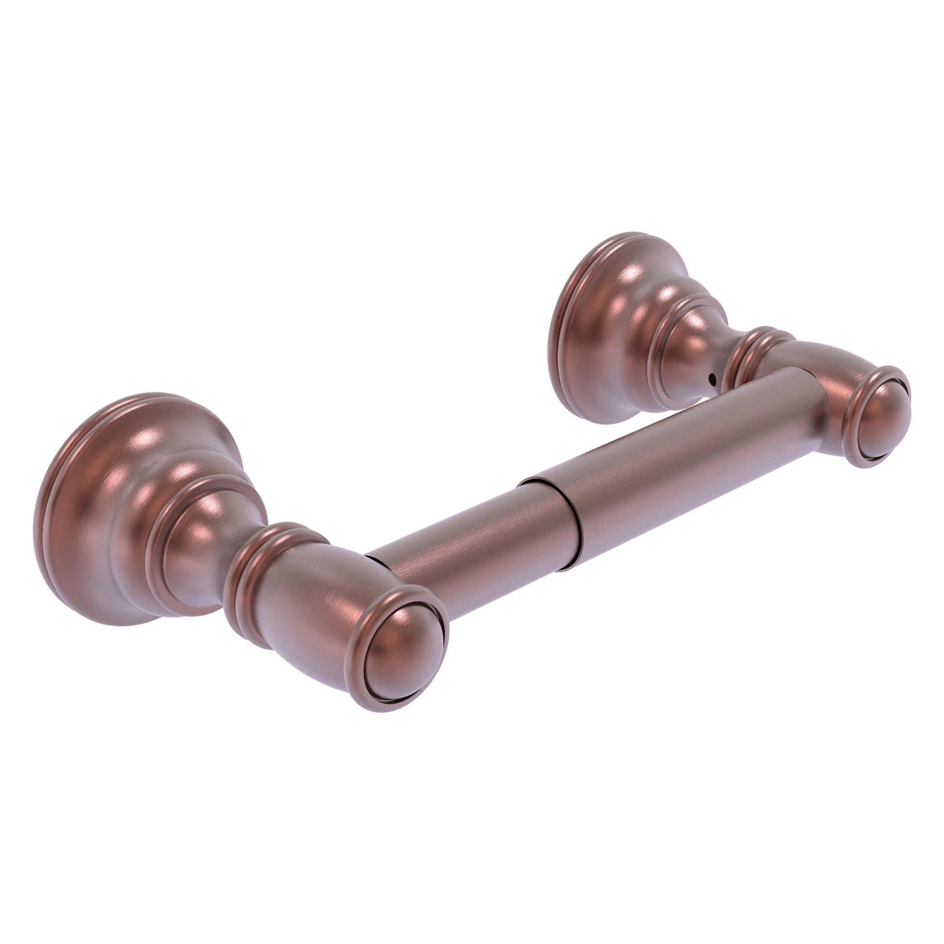 Allied Brass Carolina 8" x 3.3" Antique Copper Solid Brass 2-Post Toilet Tissue Holder