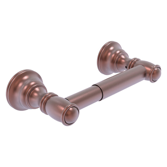 Allied Brass Carolina 8" x 3.3" Antique Copper Solid Brass 2-Post Toilet Tissue Holder