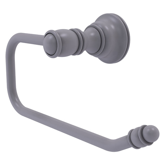 Allied Brass Carolina 8" x 3.3" Matte Gray Solid Brass Euro-Style Toilet Tissue Holder
