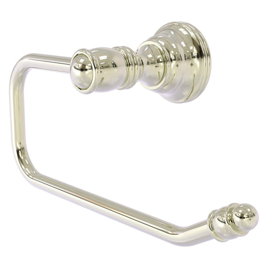 Allied Brass Carolina 8" x 3.3" Polished Nickel Solid Brass Euro-Style Toilet Tissue Holder