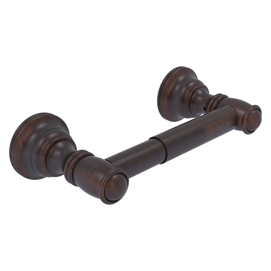 Allied Brass Carolina 8" x 3.3" Venetian Bronze Solid Brass 2-Post Toilet Tissue Holder