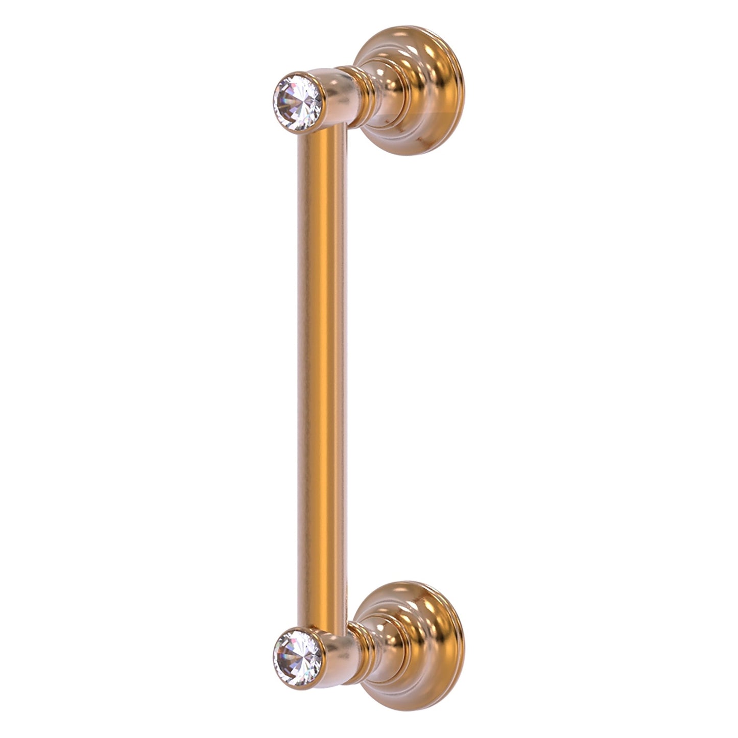 Allied Brass Carolina Crystal 10" x 3.6" Brushed Bronze Solid Brass Door Pull