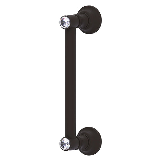 Allied Brass Carolina Crystal 10" x 3.6" Oil Rubbed Bronze Solid Brass Door Pull