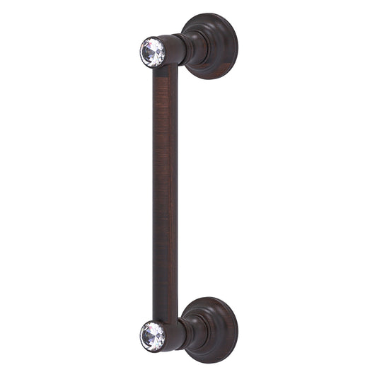 Allied Brass Carolina Crystal 10" x 3.6" Venetian Bronze Solid Brass Door Pull