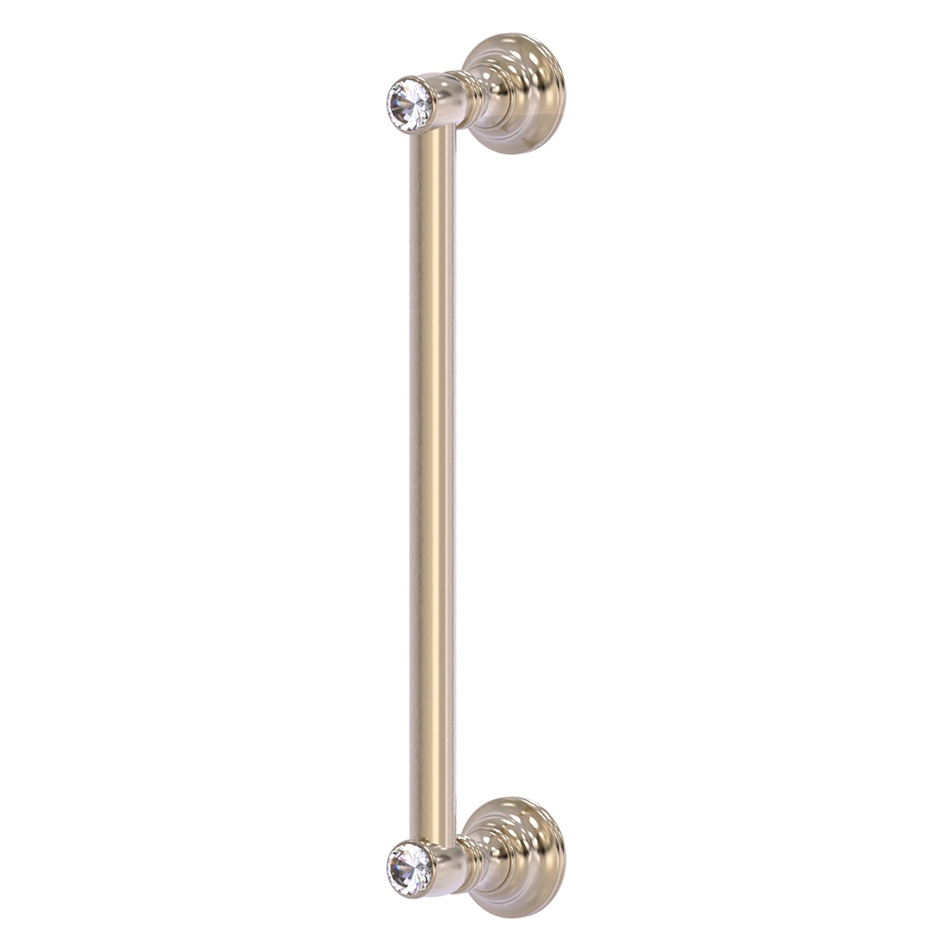 Allied Brass Carolina Crystal 14" x 3.6" Antique Pewter Solid Brass Door Pull
