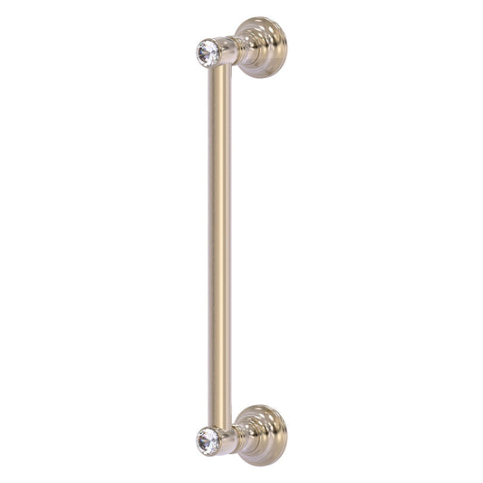 Allied Brass Carolina Crystal 14" x 3.6" Antique Pewter Solid Brass Door Pull