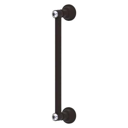 Allied Brass Carolina Crystal 14" x 3.6" Oil Rubbed Bronze Solid Brass Door Pull