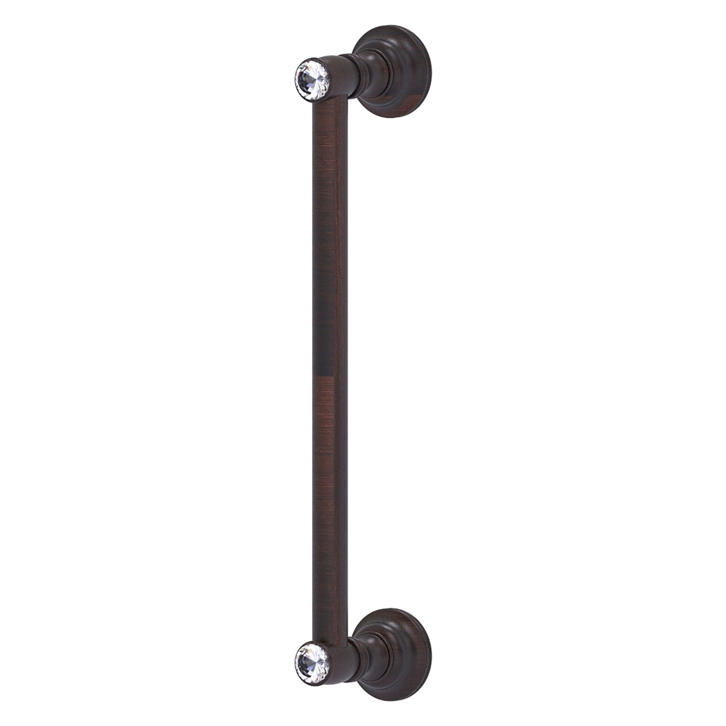 Allied Brass Carolina Crystal 14" x 3.6" Venetian Bronze Solid Brass Door Pull