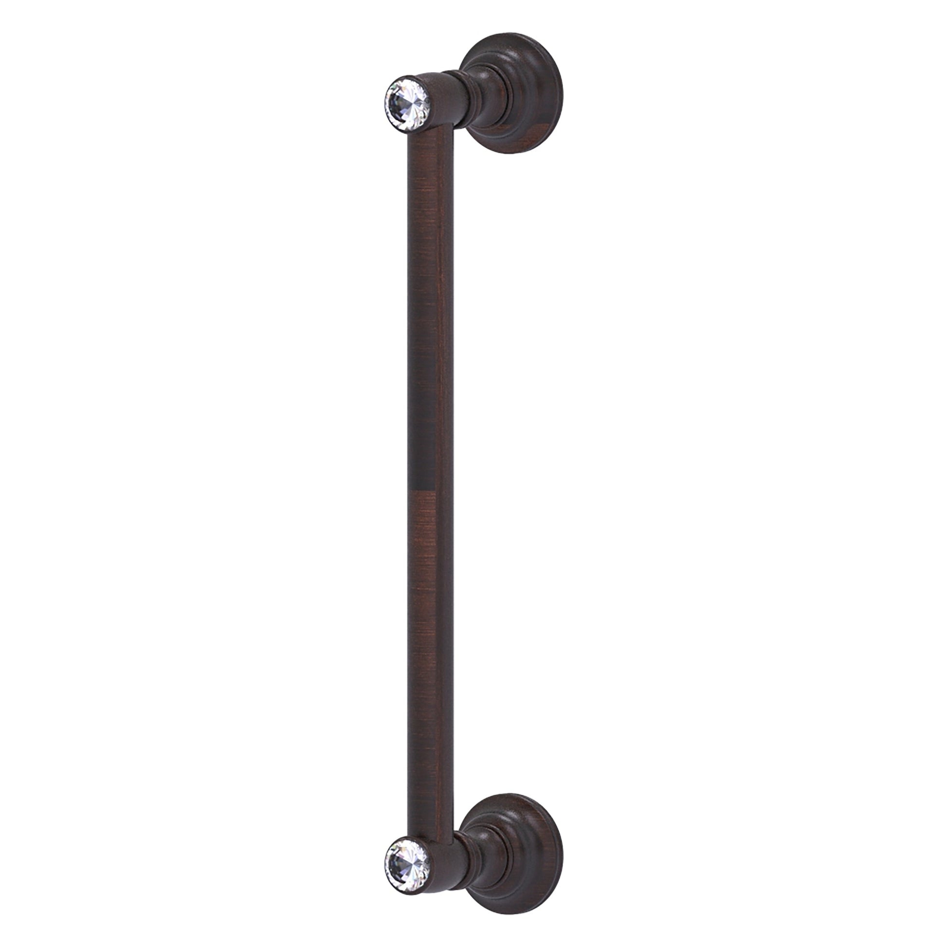 Allied Brass Carolina Crystal 14" x 3.6" Venetian Bronze Solid Brass Door Pull