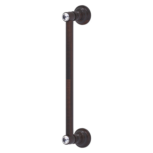 Allied Brass Carolina Crystal 14" x 3.6" Venetian Bronze Solid Brass Door Pull