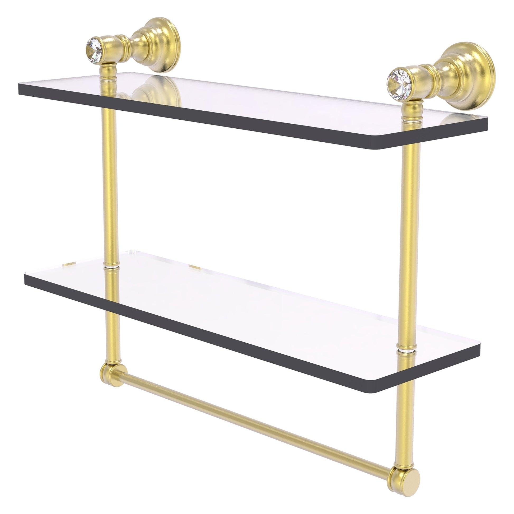 Allied Brass Polished Brass Solid Brass 2-Shelf Hanging Shower