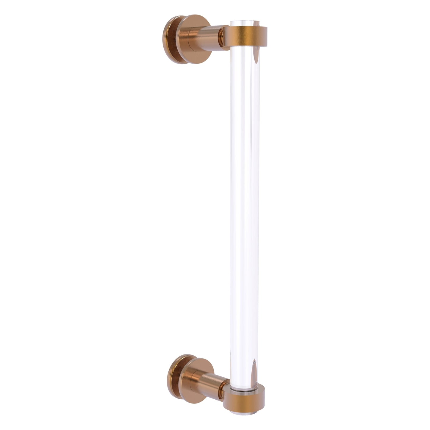 Allied Brass Clearview 13" x 1.7" Brushed Bronze Solid Brass Single Side Shower Door Pull