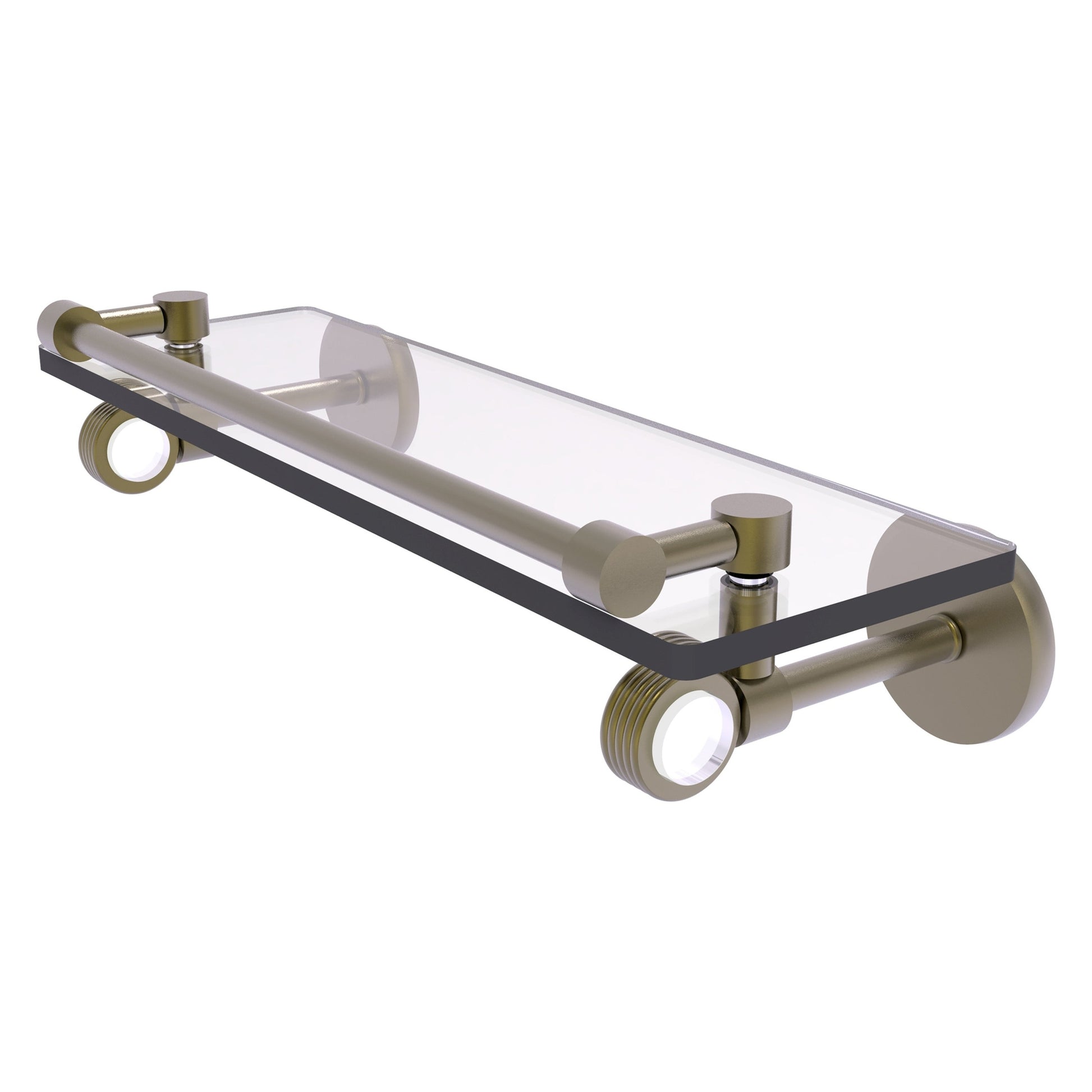 Allied Brass Clearview 16 x 5.65 Antique Brass Solid Brass Gallery R – US  Bath Store