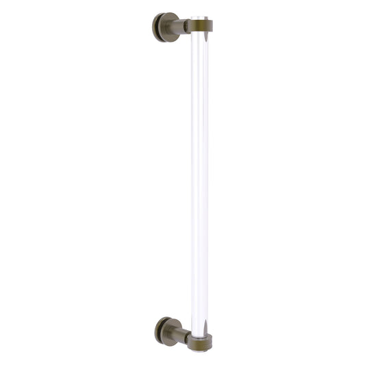 Allied Brass Clearview 19" x 4" Antique Brass Solid Brass Single Side Shower Door Pull