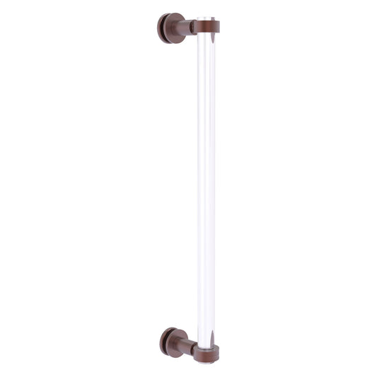 Allied Brass Clearview 19" x 4" Antique Copper Solid Brass Single Side Shower Door Pull