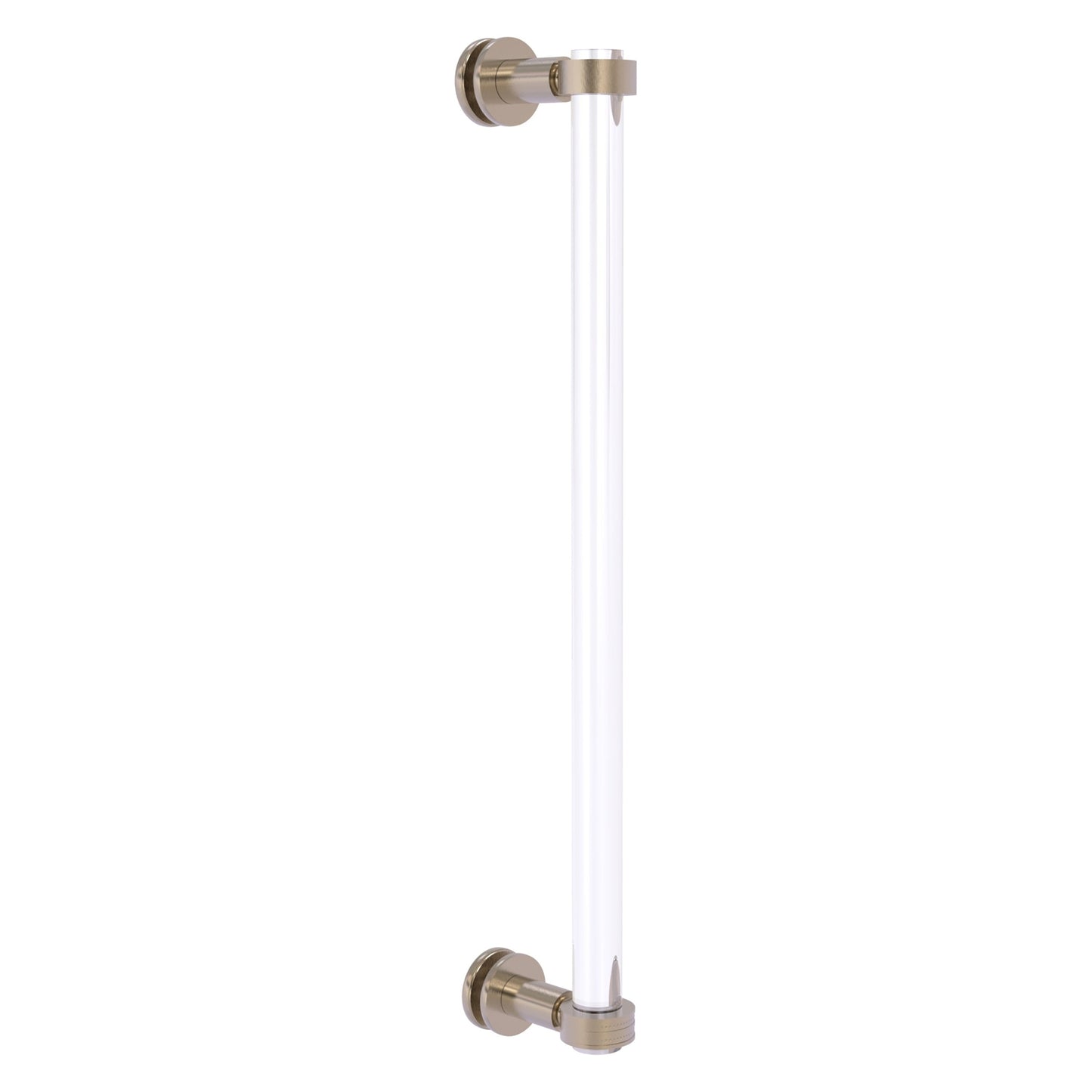 Allied Brass Clearview 19" x 4" Antique Pewter Solid Brass Single Side Shower Door Pull