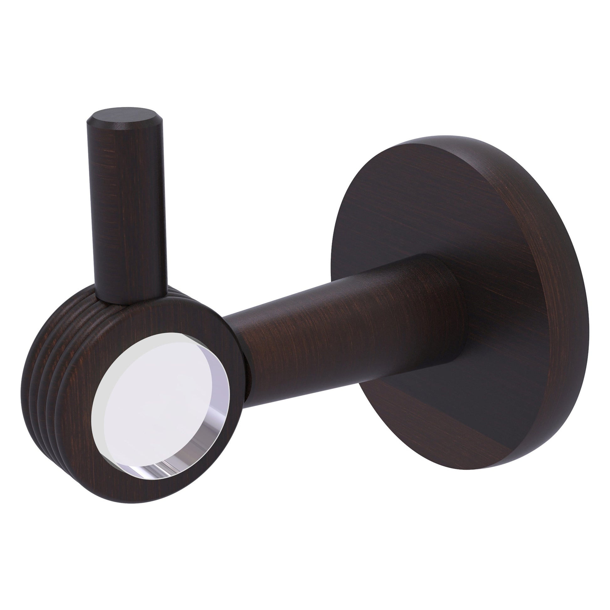 Allied Brass FR-24R-VB Fresno Collection Rollerless Toilet Paper Holder, Venetian Bronze