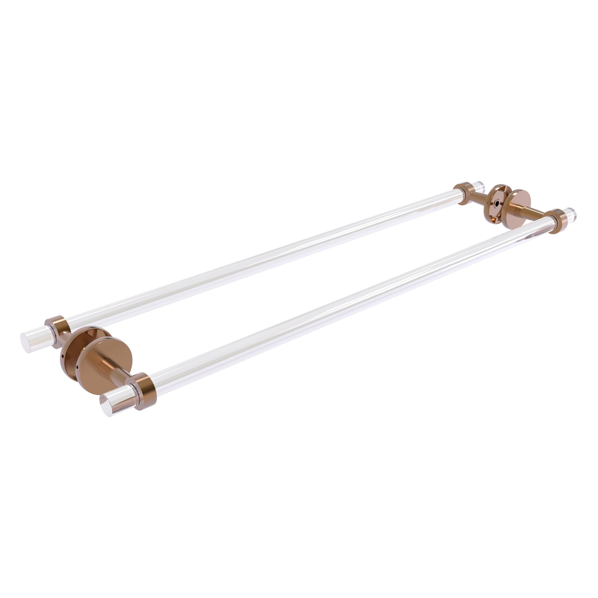 Allied Brass Clearview 34 x 8.6 Brushed Bronze Solid Brass Back-to-B – US  Bath Store