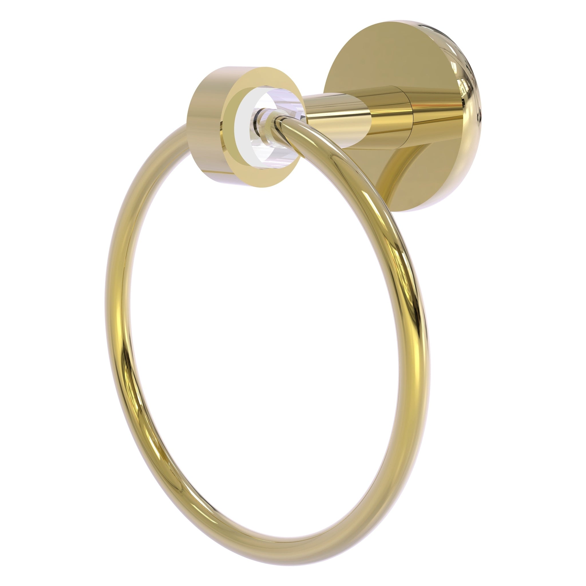 Solid brass towel discount ring