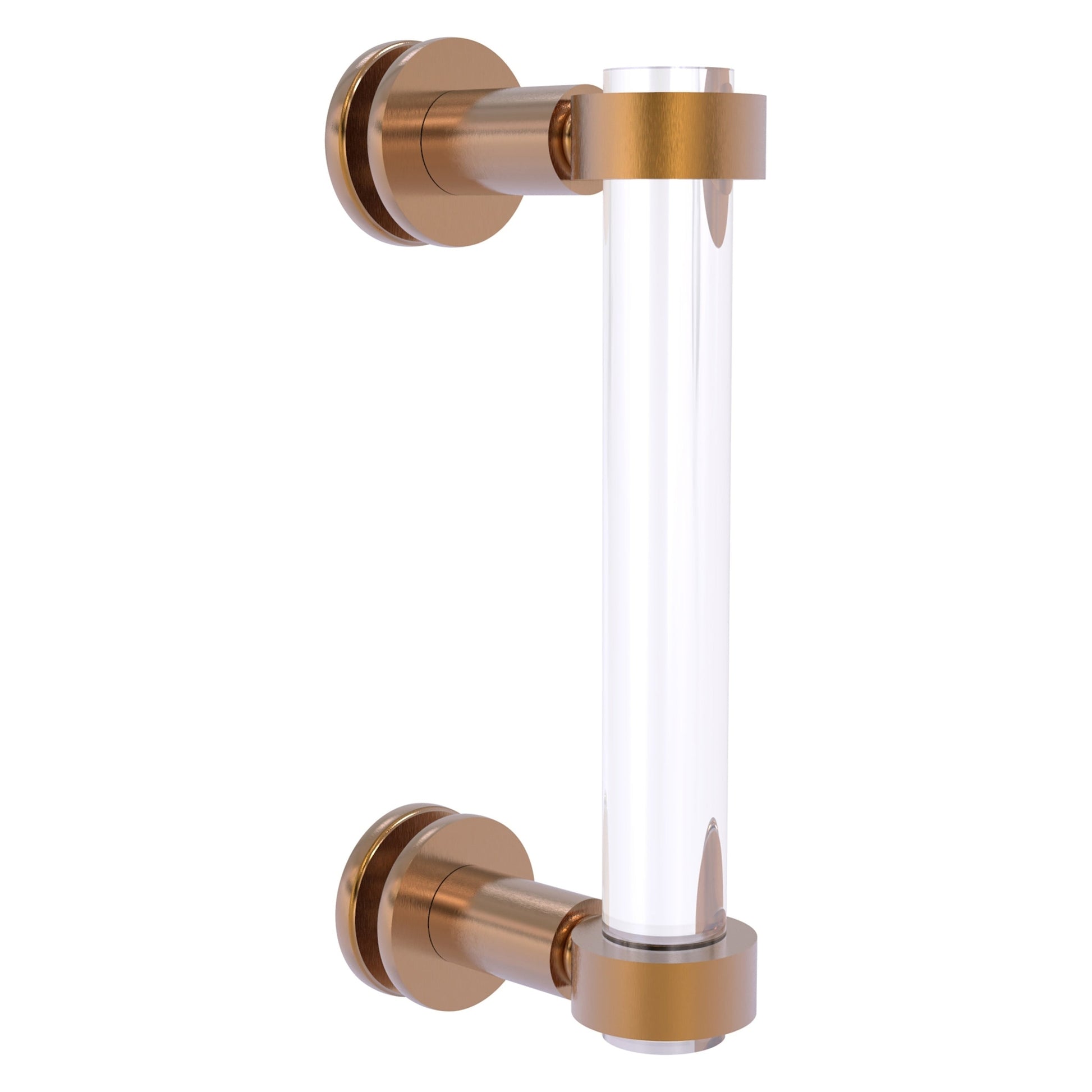 Allied Brass Clearview 9" x 1.7" Brushed Bronze Solid Brass Single Side Shower Door Pull