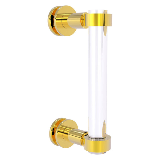 Allied Brass Clearview 9" x 1.7" Polished Brass Solid Brass Single Side Shower Door Pull