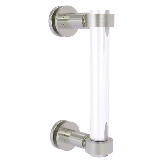 Allied Brass Clearview 9" x 1.7" Satin Nickel Solid Brass Single Side Shower Door Pull