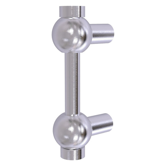 Allied Brass D-20 3" x 1" Satin Chrome Solid Brass Cabinet Pull