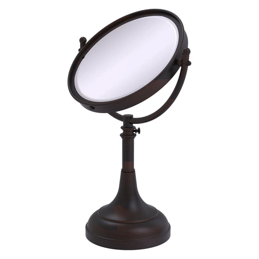 Allied Brass DM-1/3X 8" x 8" Venetian Bronze Solid Brass Vanity Top Make-Up Mirror 3X Magnification